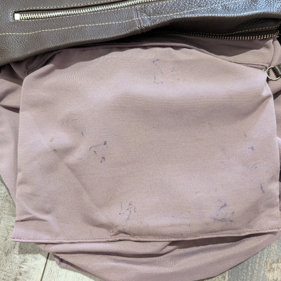 COACH F15064 Brown Duffle Bucket Pebbled Leather Shoulder Bag Purse - Picture 12 of 16